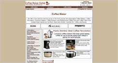Desktop Screenshot of coffeemaker-outlet.com